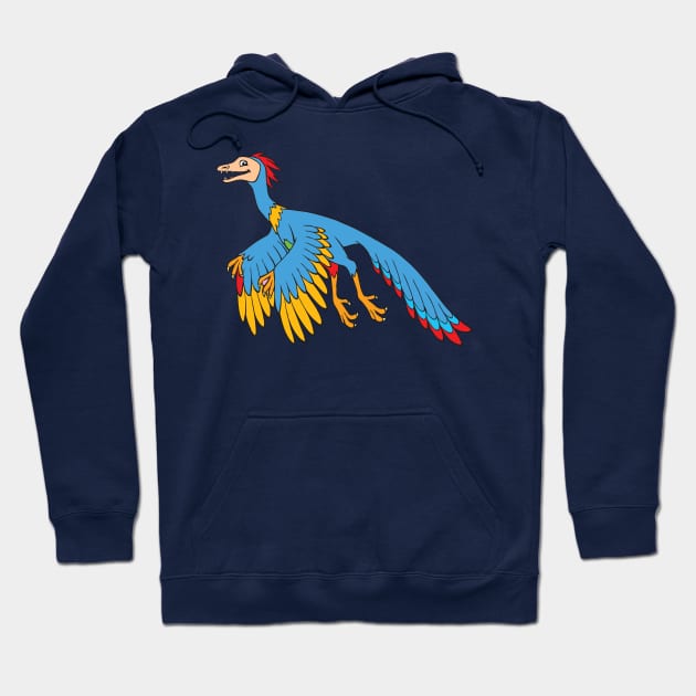 Cool Archaeopteryx Illustration Hoodie by samshirts